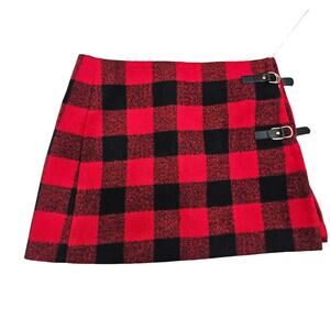 Forever 21 Skirt Red Black size Large